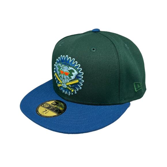 New Era 59fifty‎ Oakland Athletics 50th Anniversary Patch Hat Sz 7 1/4 - Picture 2 of 5